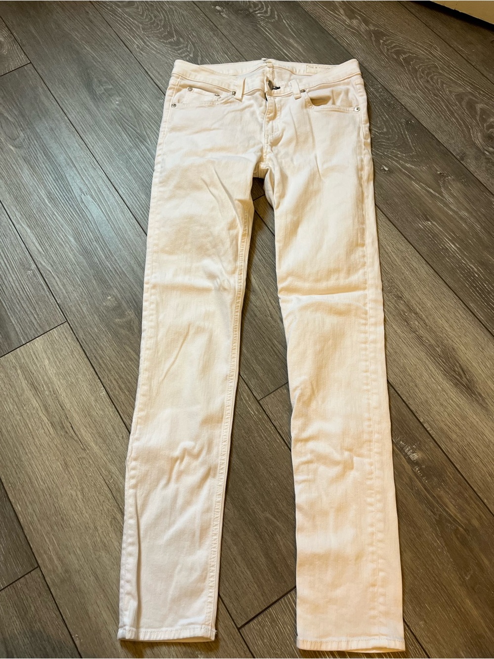Rag & Bone White Skinny Jeans Size 28 Denim